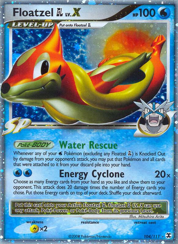 Floatzel GL Lv.X