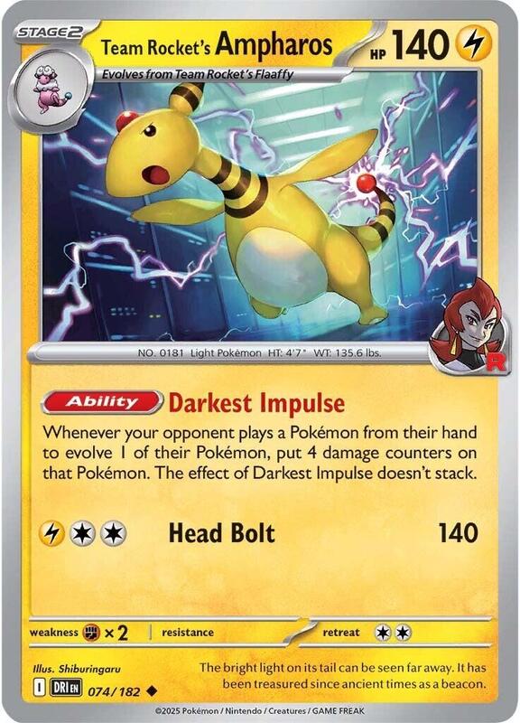 Team Rocket's Ampharos
