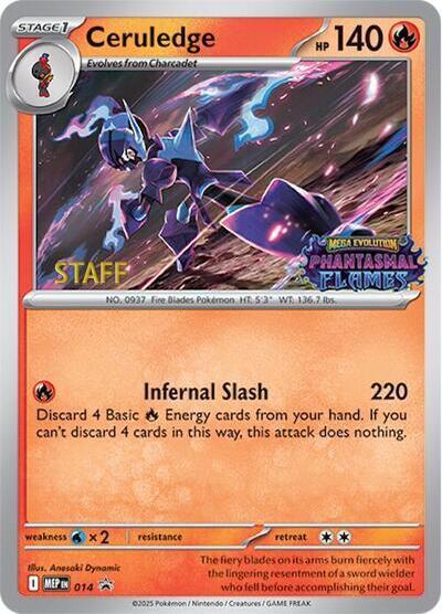 Ceruledge (Prerelease) (Staff)