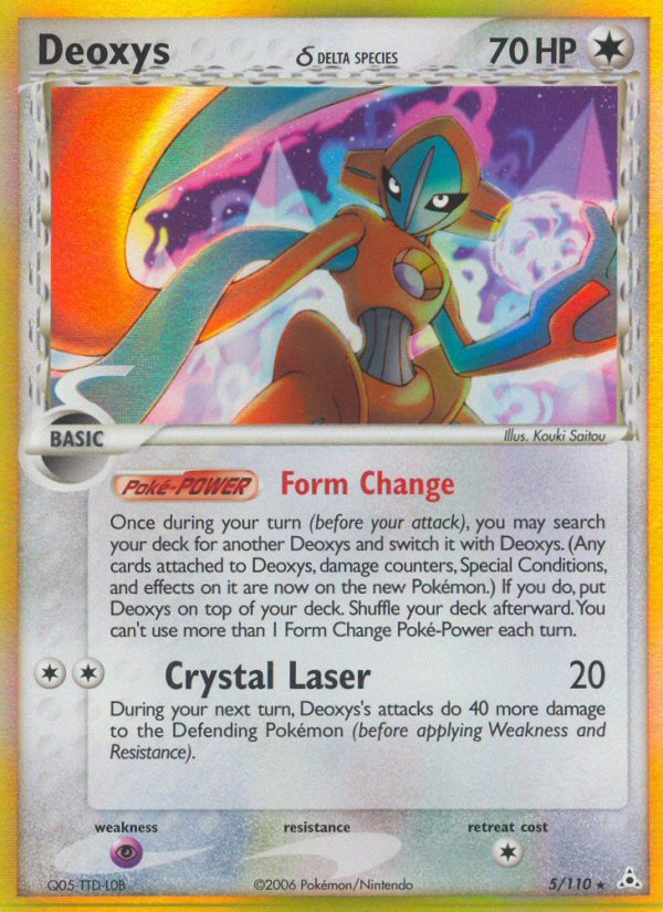 Deoxys (Delta Species - Normal Forme)