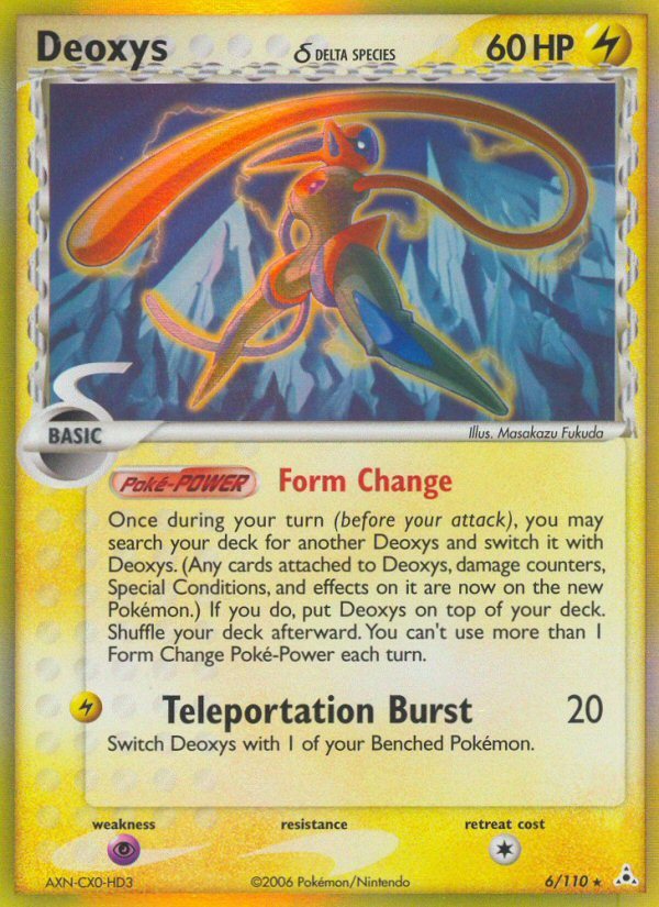 Deoxys (Delta Species - Speed Forme)