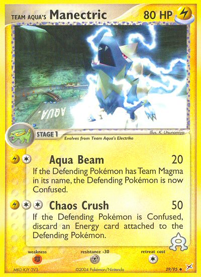Team Aqua's Manectric - 29/95