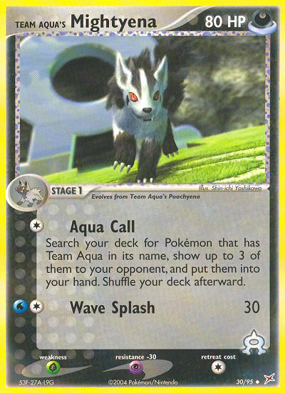 Team Aqua's Mightyena - 30/95