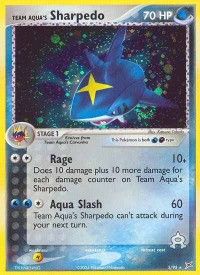 Team Aqua's Sharpedo - 5/95
