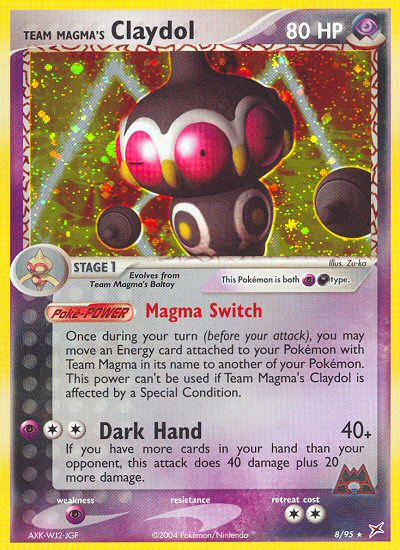 Team Magma's Claydol - 8/95