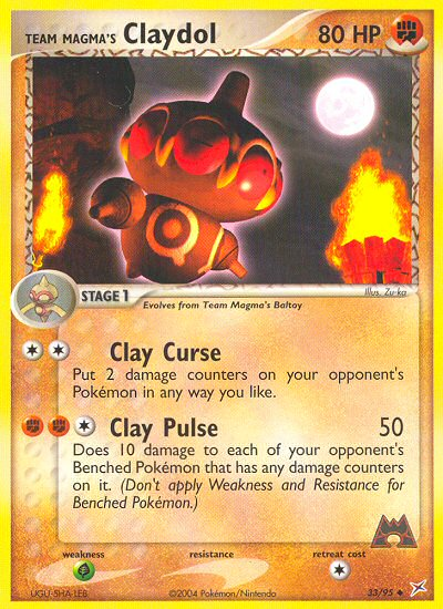 Team Magma's Claydol - 33/95