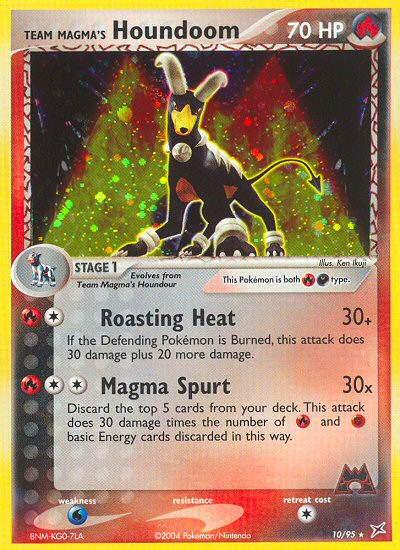 Team Magma's Houndoom - 10/95
