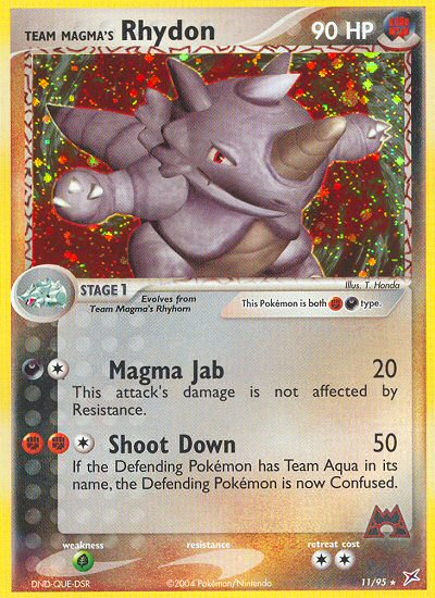 Team Magma's Rhydon - 11/95