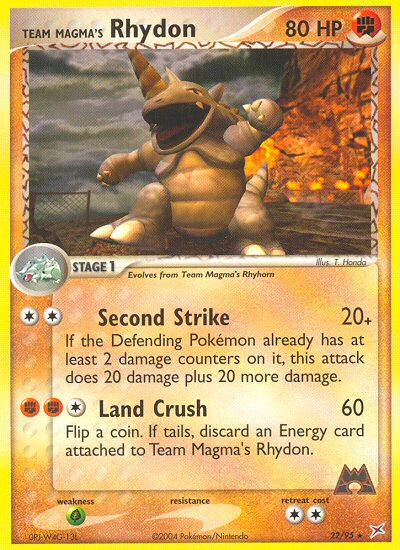 Team Magma's Rhydon - 22/95
