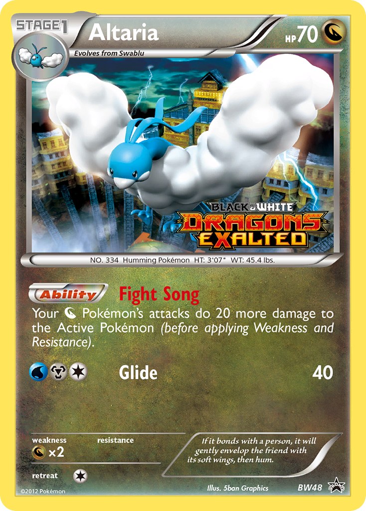 Altaria - BW48 (Prerelease) [Staff]