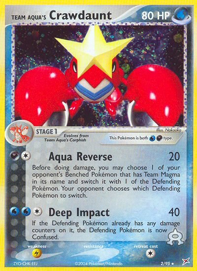 Team Aqua's Crawdaunt - 2/95
