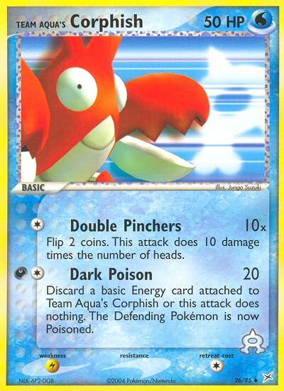 Team Aqua's Corphish - 26/95