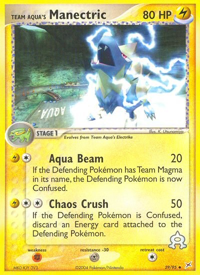 Team Aqua's Manectric - 29/95