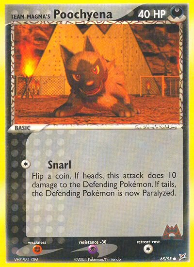 Team Magma's Poochyena - 65/95
