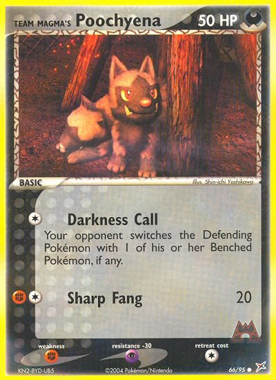 Team Magma's Poochyena - 66/95