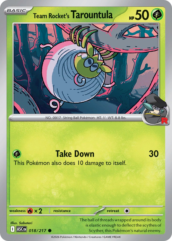 Team Rocket's Tarountula