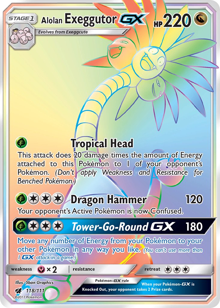 Alolan Exeggutor GX (Secret)
