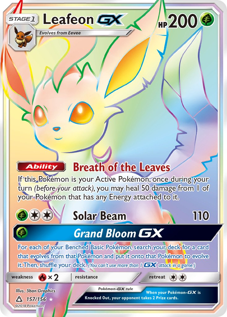 Leafeon GX (Secret Rare)