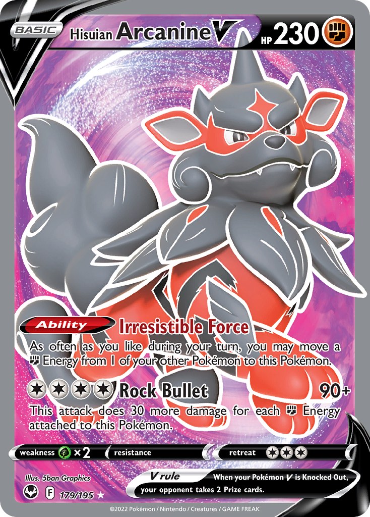 Hisuian Arcanine V (Full Art)