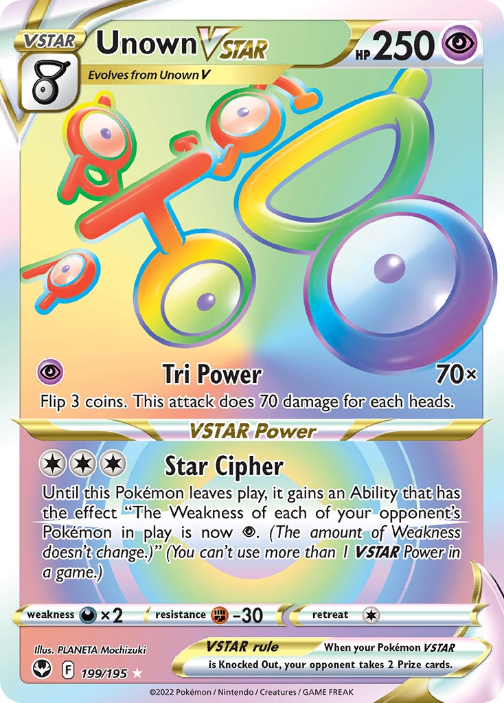 Unown VSTAR (Secret)