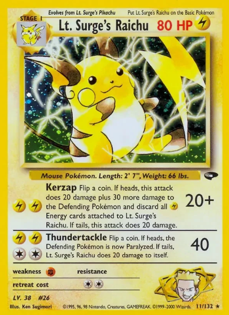 Lt. Surge's Raichu