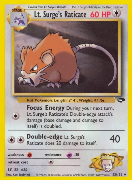 Lt. Surge's Raticate