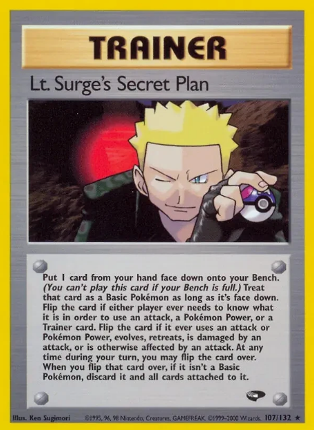 Lt. Surge's Secret Plan