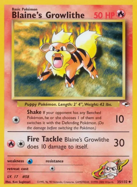 Blaine's Growlithe (35)