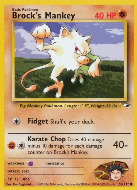Brock's Mankey (68)