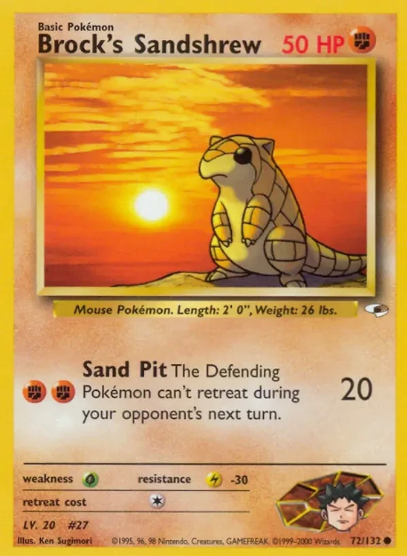 Brock's Sandshrew (72)
