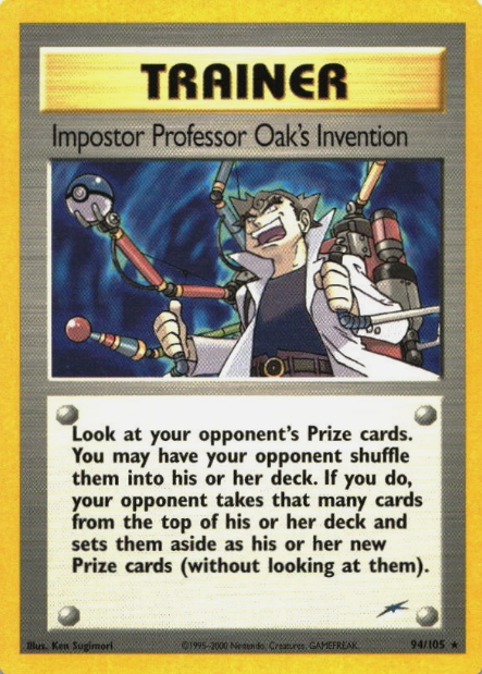 Impostor Professor Oak's Invention