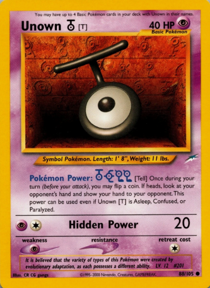 Unown [T]