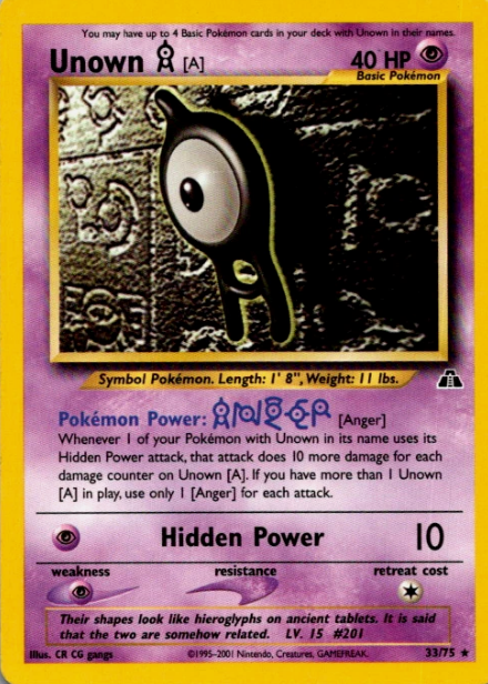 Unown [A] (33)