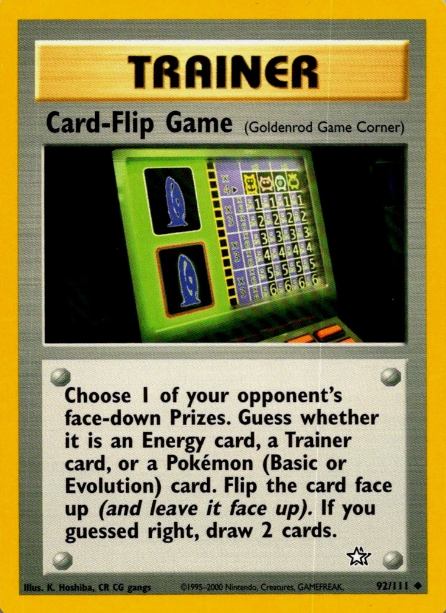 Card-Flip Game (Goldenrod Game Corner)