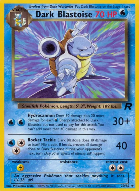 Dark Blastoise (20)