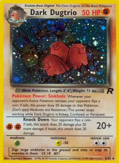 Dark Dugtrio (6)