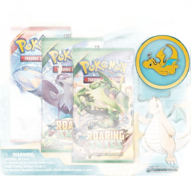 Dragonite Collector's Pin 3 Pack Blister