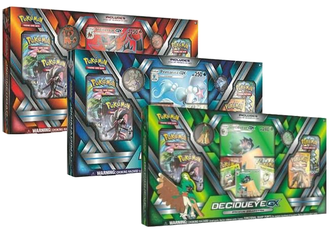 Premium Collection [Set of 3] Decidueye GX, Primarina GX, & Incineroar GX