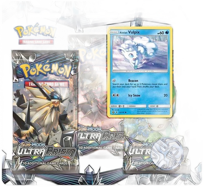 Ultra Prism 3 Pack Blister [Alolan Vulpix]