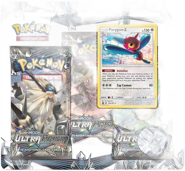 Ultra Prism 3 Pack Blister [Porygon-Z]