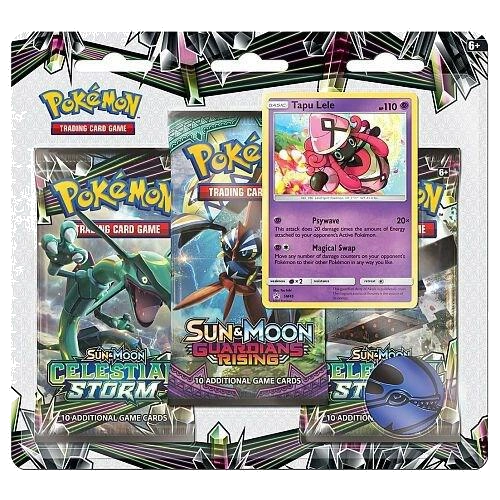 Celestial Storm 3 Pack Booster Blister [Tapu Lele]