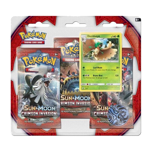 Crimson Invasion 3 Pack Blister [Decidueye]