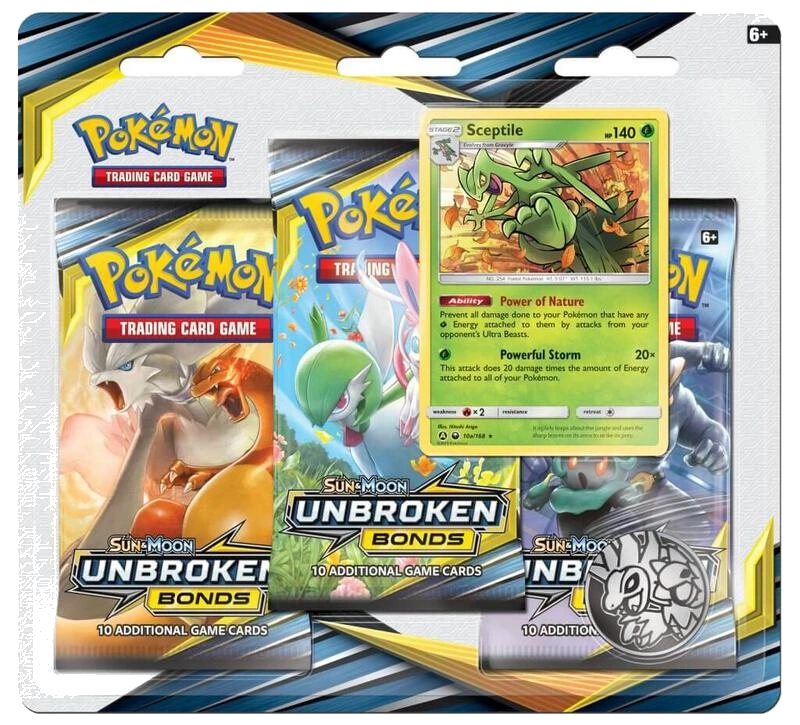 Unbroken Bonds 3 Pack Blister [Sceptile]