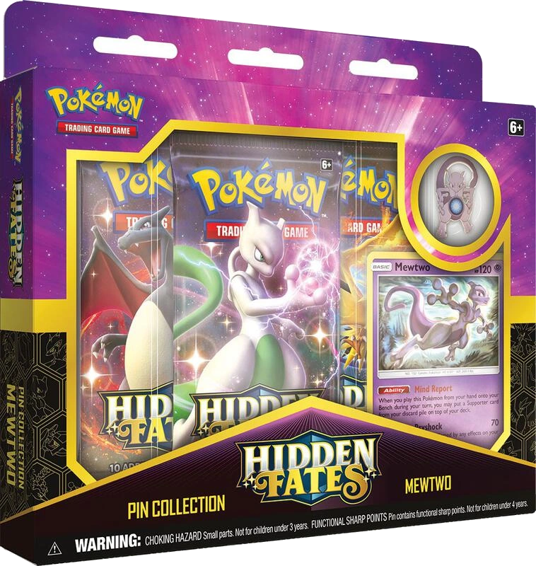 Hidden Fates Pin Collection [Mewtwo]