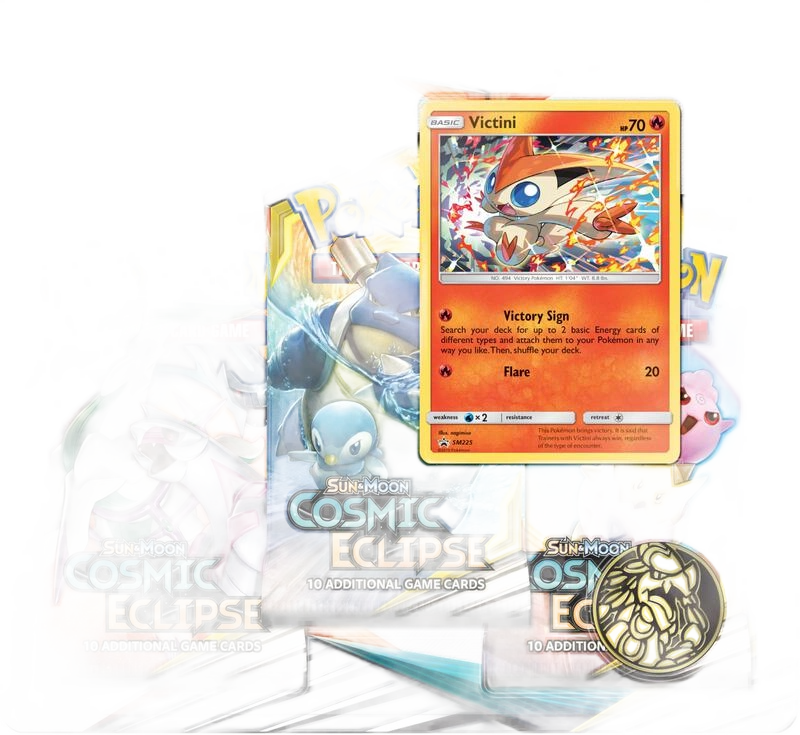 Cosmic Eclipse 3 Pack Blister [Victini]