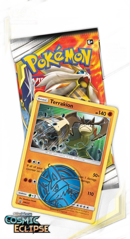 Cosmic Eclipse Single Pack Blister [Terrakion]