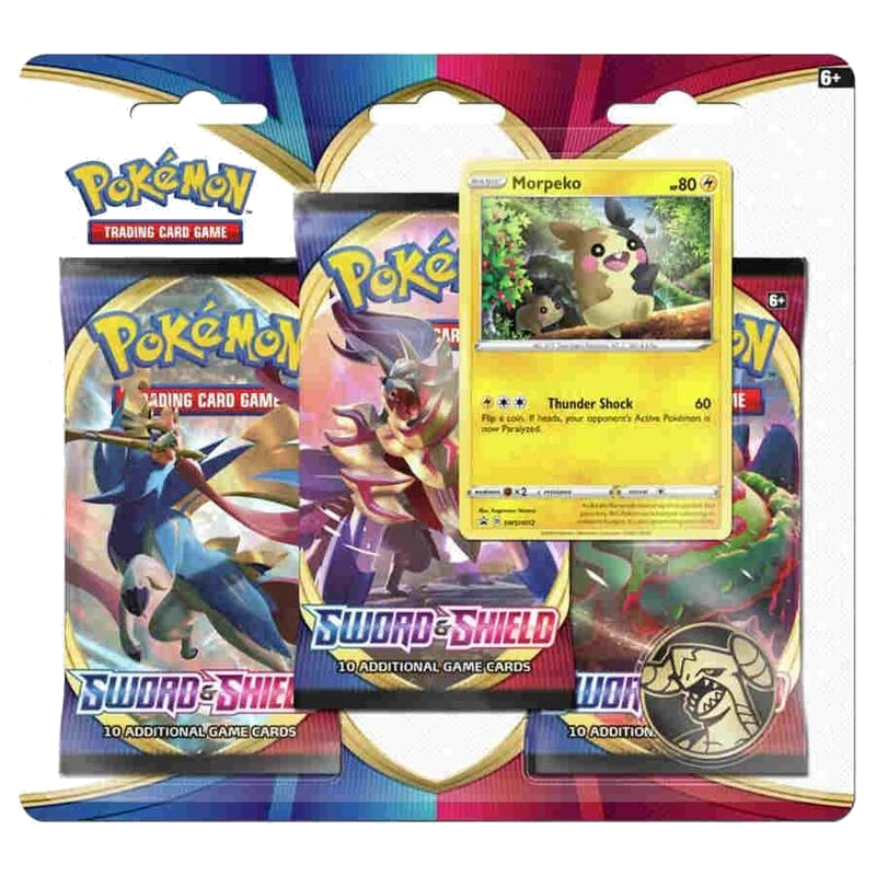 Sword & Shield 3 Pack Blister [Morpeko]