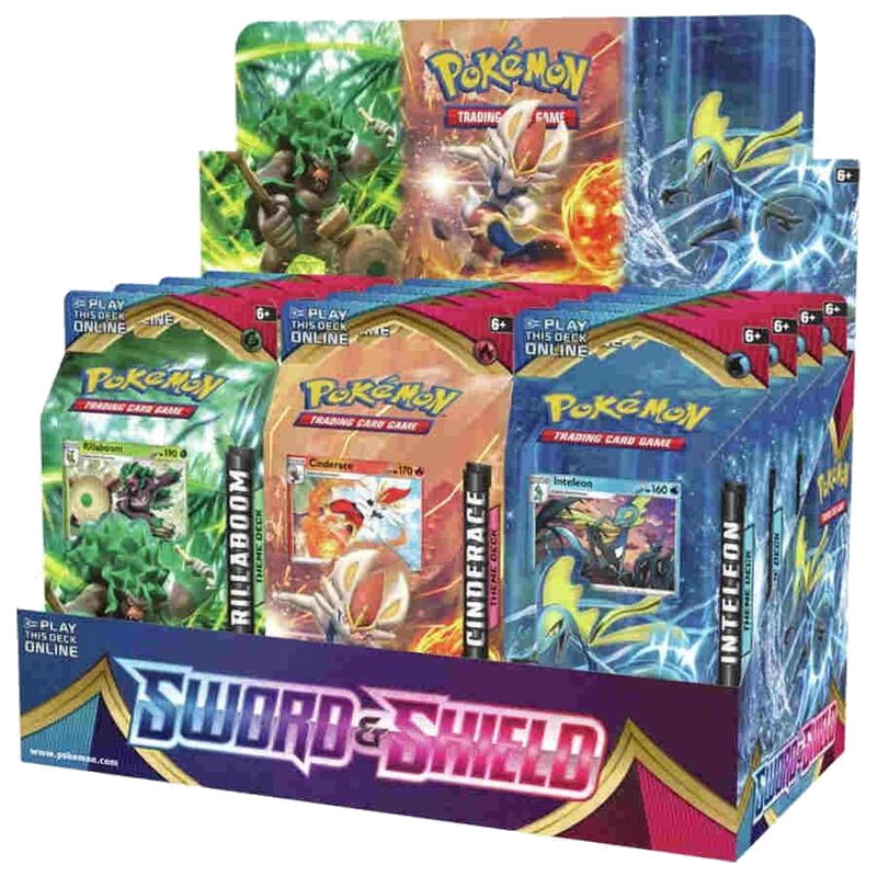 Sword & Shield Theme Deck Display