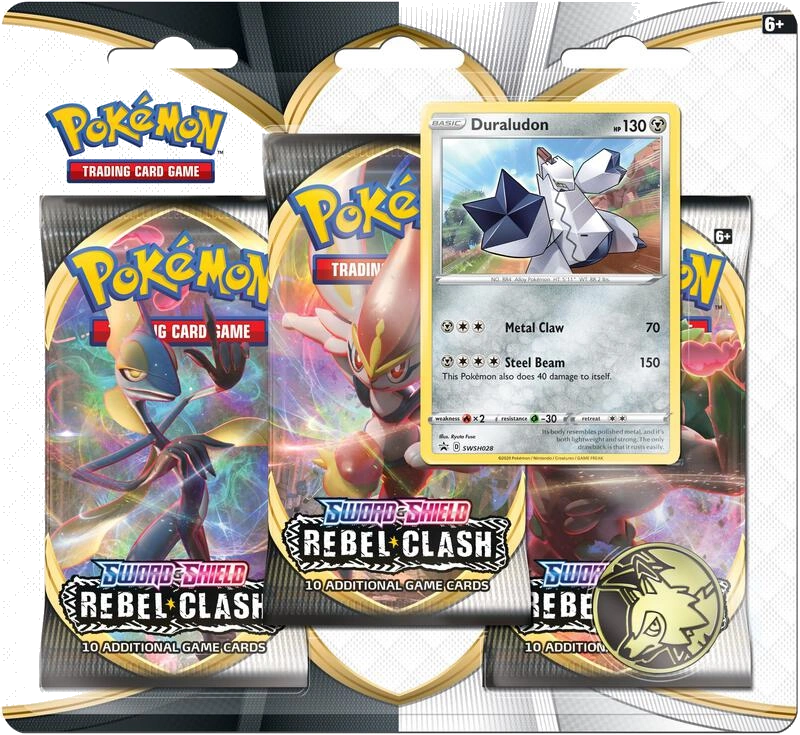 Rebel Clash 3 Pack Blister [Duraludon]