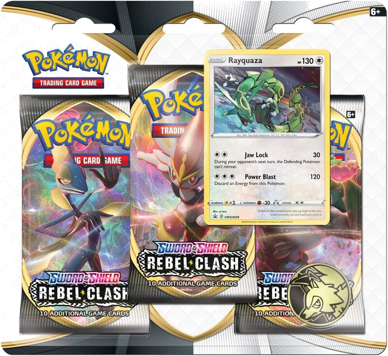 Rebel Clash 3 Pack Blister [Rayquaza]